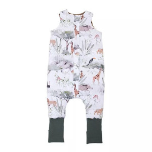 Śpiworek z nogawkami Jersey Sawanna Makaszka