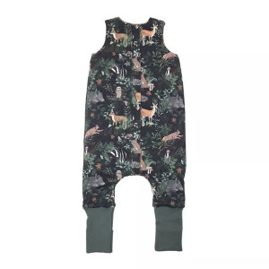 Śpiworek z nogawkami Jersey Woodland Makaszka