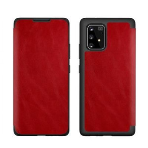 Beline Etui Leather Book Samsung S21 Ultra Czerwony/red