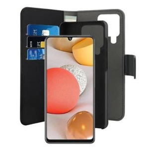 Puro Wallet Detachable Samsung A42 5g A426 2w1 Czarne/black Sga42bookc3blk