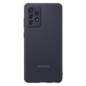 Etui Samsung Ef-pa725tb A72 A725 Czarny/black Silicone Cover