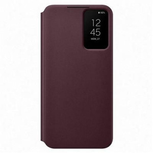 Etui Samsung Ef-zs901ce S22 S901 Burgund/burgundy Clear View Cover