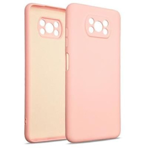 Beline Etui Silicone Xiaomi Poco X3 Różowo-złoty/rose Gold