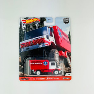 1988 Mercedes Unimog U1300 - Wild Terrain Hot Wheels Premium 1:64