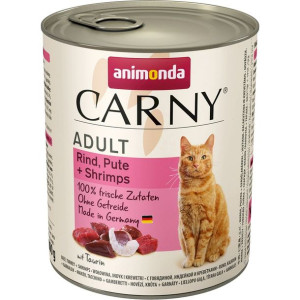Animonda Carny Wołowina & Indyk & Krewetki Karma Dla Kota 800 g