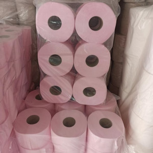 Papier toaletowy Jumbo Celuloza 12 sztuk Różowy