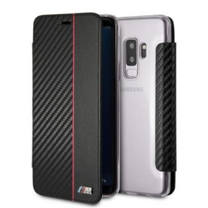 Etui Book Bmw Bmbktrs9lcaprbk S9 Plus G965 Czarny/black