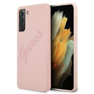 Guess Guhcs21mlsvspi S21+ G996 Różowy/pink Hardcase Script Vintage