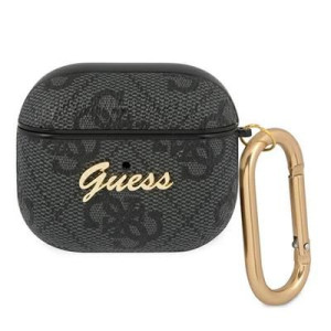Guess Gua34gsmk Airpods 3 Cover Szary/grey 4g Script Metal Collection