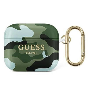 Guess Gua3ucama Airpods 3 Cover Zielony/khaki Camo Collection