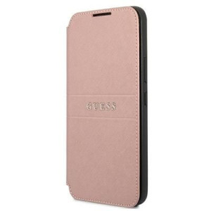 Guess Gubks22mpsasbpi S22+ S906 Różowy/pink Book Saffiano Stripes