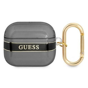Guess Gua3hhtsk Airpods 3 Cover Czarny/black Strap Collection