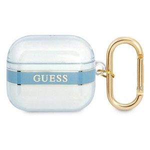 Guess Gua3hhtsb Airpods 3 Cover Niebieski/blue Strap Collection