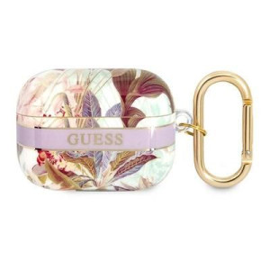 Guess Guaphhflu Airpods Pro Cover Fioletowy/purple Flower Strap Collection