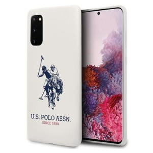 Us Polo Ushcs62slhrwh S20 G980 Biały/white Silicone Collection