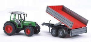 Bruder 02104 Traktor Fendt 209S Z Przyczepą Wywrot
