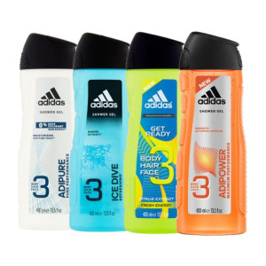Adidas Sport Zestaw Żeli pod prysznic 4 x 400 ml