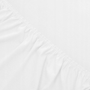Białe Prześcieradło Jersey Gumka 90x200 Wyprzedaż