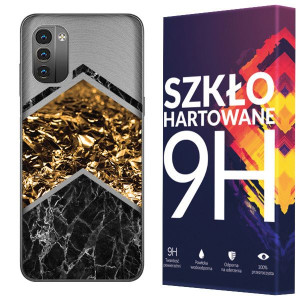 Etui Do Nokia G21 Pokrowiec Case Marmur + Szkło 9h
