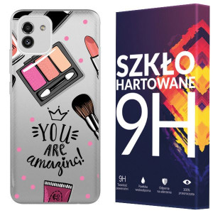 Etui Do Samsung Galaxy A03 Sm-a035 Fashion + Szkło