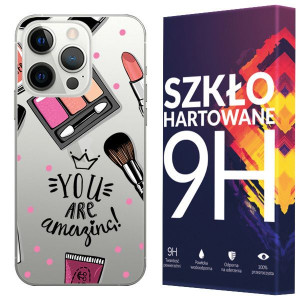 Etui Do Iphone 14 Pro Max Nadruk Fashion + Szkło