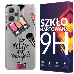 Etui Do Realme 9 Obudowa Nadruk Fashion + Szkło 9h