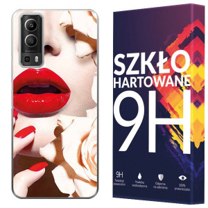 Etui Do Vivo Y72 5g Pokrowiec Fotocase + Szkło 9h