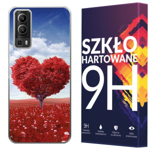 Etui Do Vivo Y72 5g Pokrowiec Fotocase + Szkło 9h