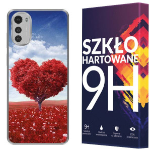 Etui Do Motorola Moto E32s Nadruk Fotocase + Szkło