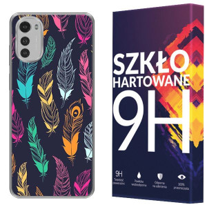Etui Do Motorola Moto E32 Nadruk Artcase + Szkło
