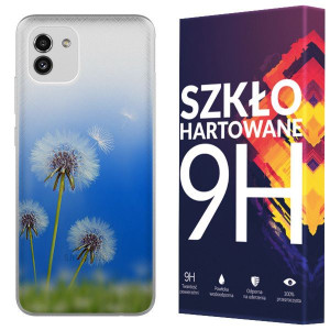 Etui Do Samsung Galaxy A03 Tył Gradient + Szkło 9h