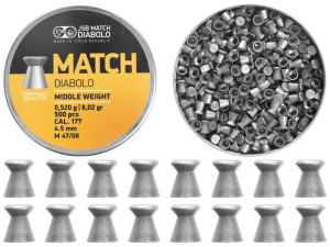 Śrut diabolo JSB Match Middle 4,51/500