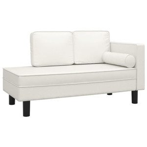 2-osobowa sofa, kremowa, sztuczna skóra