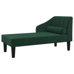 2-osobowa sofa, ciemnozielona, tapicerowana tkaniną
