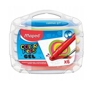 Kredki Maped Colorpeps Gel - Żelowe 6 Szt