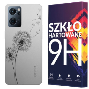 Etui Do Oppo Reno 7 5g Pokrowiec Koronka + Szkło