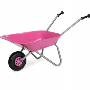 Rolly Toys Metalowa Taczka dla dzieci RÓŻOWA