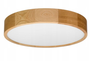 Lampa sufitowa LEJA Plafon fi 475 drewniana DĄB nowoczesna drewniana