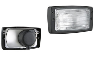 Halogenowa lampa robocza H3 prostokątna uszczelka żarówki WESEM