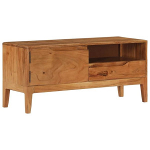 Szafka pod TV z litego drewna akacjowego, 88 x 30 x 40 cm