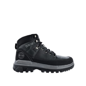 Męskie botki czarne BIG STAR SHOES KK174120 - Rozmiar: 41
