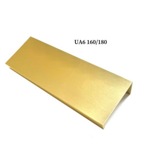 Uchwyt Meblowy Krawędziowy Złoty Mat 160/180 Ua6