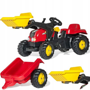 Traktor na Pedały Rolly Toys PRZYCZEPA Dla Dziecka