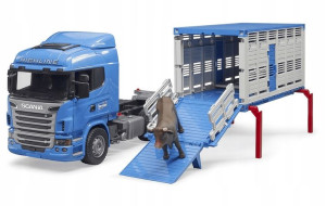 Bruder 03549 Scania Z Kontenerem I Figurką
