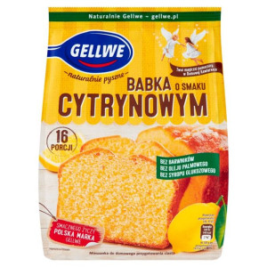 Gellwe Babka o smaku cytrynowym mieszanka do ciasta 375 g