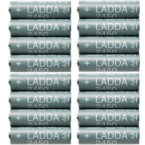 Akumulatorki baterie paluszki IKEA AA 2450mAH 16 szt