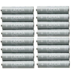 Akumulatorki baterie paluszki IKEA AAA 750mAH 16 szt