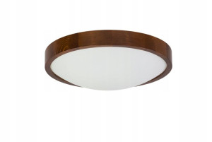 Lampa sufitowa ORION Plafon fi375 ORZECH WŁOSKI nowoczesna drewniana