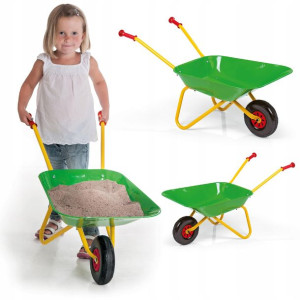 Rolly Toys Taczka Ogrodowa Budowlana METALOWA