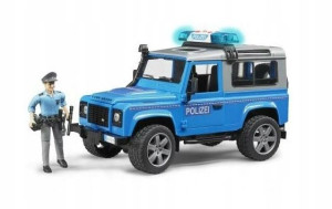 Bruder 02597 Land Rover Policja Z Figurką